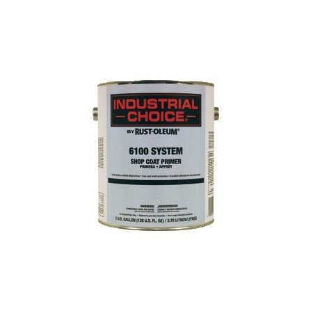 Rust-Oleum Primer, Industrial Choice, 1 gal, Red, Flat 206329